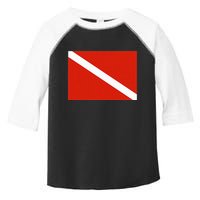 Diver Down Dive Flag Scuba Diving Flag Toddler Fine Jersey T-Shirt
