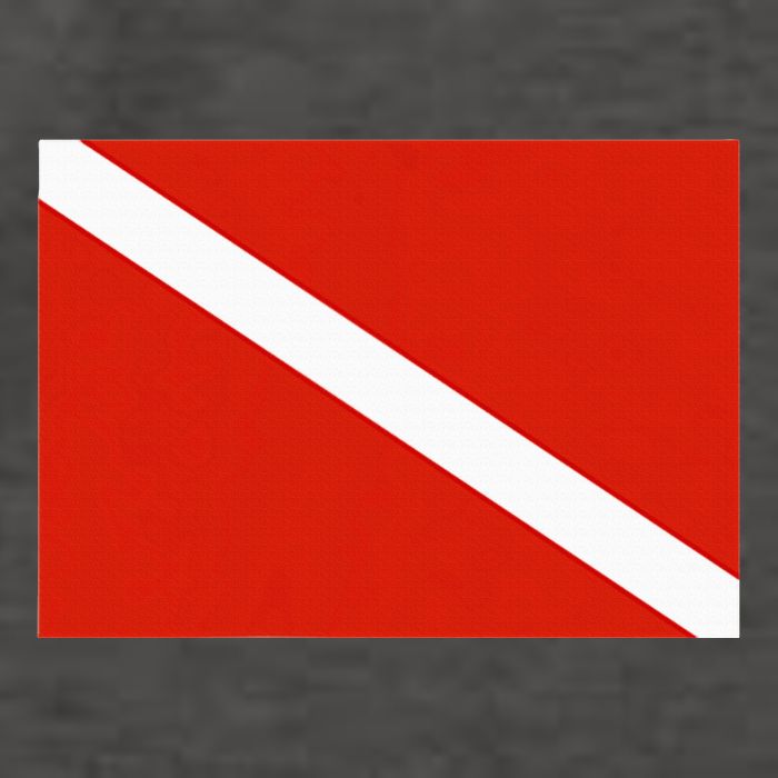 Diver Down Dive Flag Scuba Diving Flag Vector Backpack