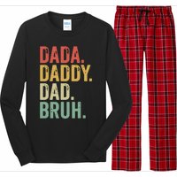 Dada Daddy Dad Bruh Long Sleeve Pajama Set