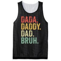 Dada Daddy Dad Bruh Mesh Reversible Basketball Jersey Tank