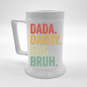 Dada Daddy Dad Bruh Beer Stein