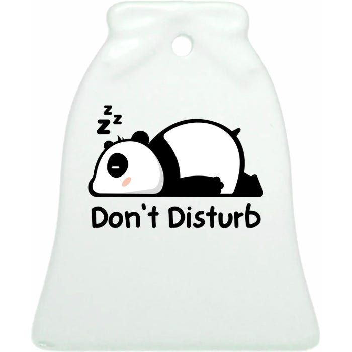 Don't Disturb Ceramic Bell Ornament