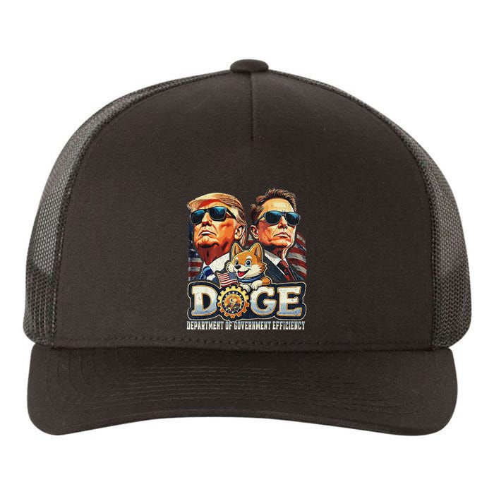 Doge D.O.G.E. Department Of Government Efficiency Yupoong Adult 5-Panel Trucker Hat