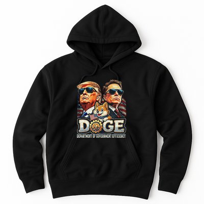 Doge D.O.G.E. Department Of Government Efficiency Hoodie