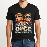 Doge D.O.G.E. Department Of Government Efficiency V-Neck T-Shirt