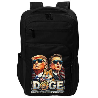 Doge D.O.G.E. Department Of Government Efficiency Impact Tech Backpack