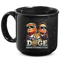 Doge D.O.G.E. Department Of Government Efficiency 15oz Campfire Ceramic Mug
