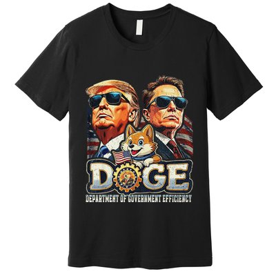 Doge D.O.G.E. Department Of Government Efficiency Premium T-Shirt