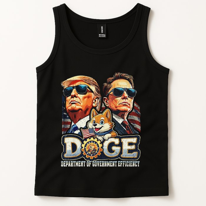 Doge D.O.G.E. Department Of Government Efficiency Tank Top