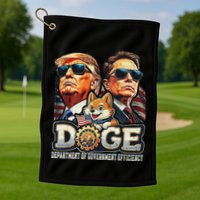 Doge D.O.G.E. Department Of Government Efficiency Golf Towel