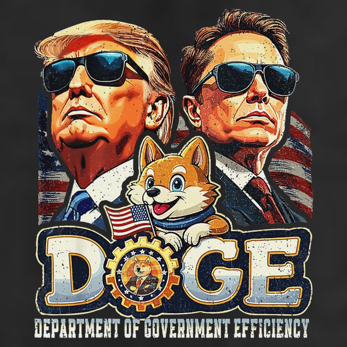 Doge D.O.G.E. Department Of Government Efficiency Golf Towel
