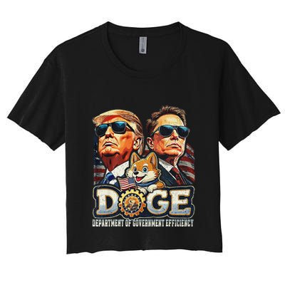 Doge D.O.G.E. Department Of Government Efficiency Crop Top
