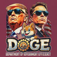 Doge D.O.G.E. Department Of Government Efficiency 16oz Travel Tumbler