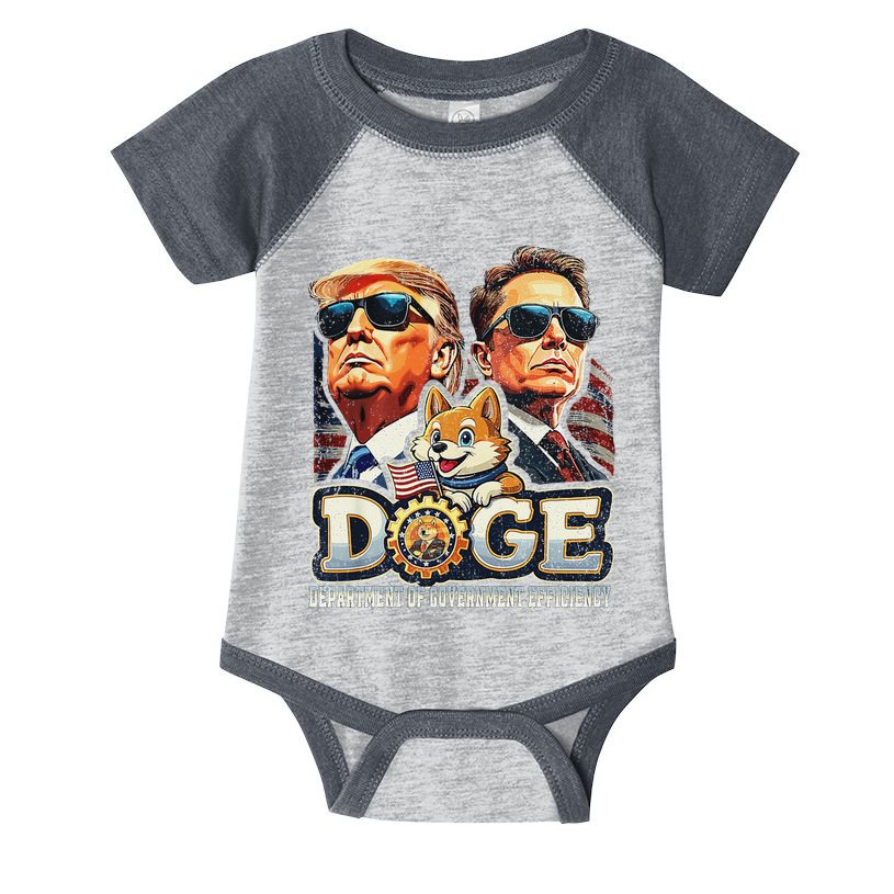 Doge D.O.G.E. Department Of Government Efficiency Infant Baby Jersey Bodysuit