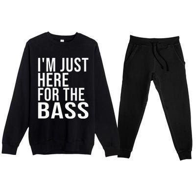 Dubstep Dnb Drum And Bass Drum N Bass Premium Crewneck Sweatsuit Set