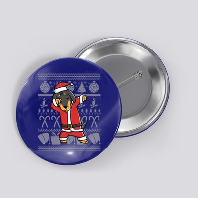 Dabbing Dachshund Dab Dance Funny Dog Christmas Gift Meaningful Gift Button