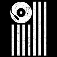 Dj Deejay Disk Jockey Turntable American Flag Djing 16 in Basic Backpack