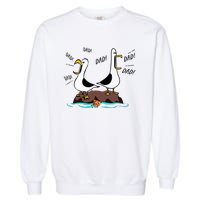 Dad Dad Dad Seagull Father Day Garment-Dyed Sweatshirt