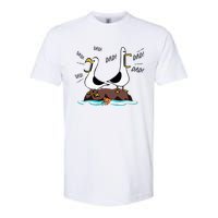 Dad Dad Dad Seagull Father Day Softstyle CVC T-Shirt