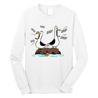 Dad Dad Dad Seagull Father Day Long Sleeve Shirt