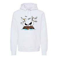 Dad Dad Dad Seagull Father Day Premium Hoodie