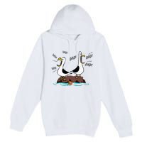 Dad Dad Dad Seagull Father Day Premium Pullover Hoodie