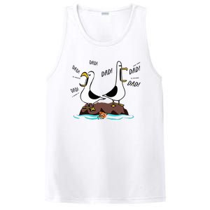 Dad Dad Dad Seagull Father Day PosiCharge Competitor Tank