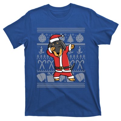 Dabbing Dachshund Dab Dance Funny Dog Christmas Gift T-Shirt