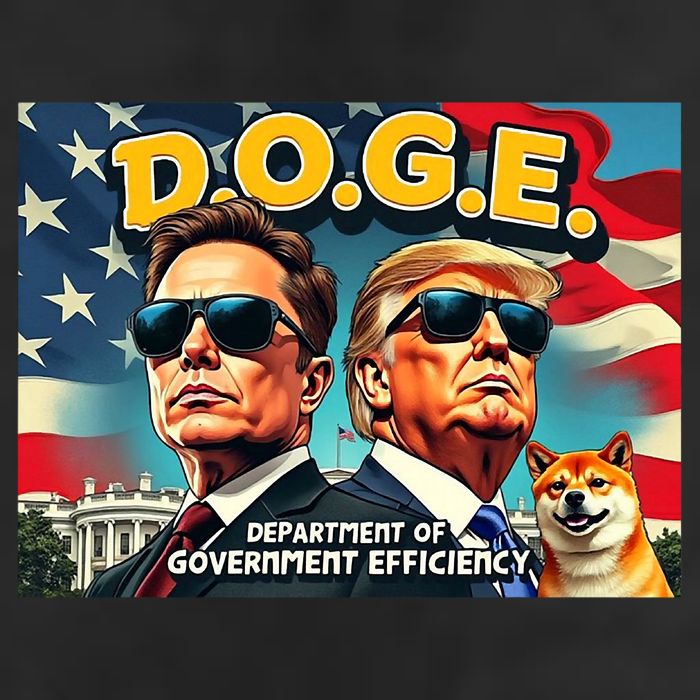 D.O.G.E Doge Department Of Government Efficiency Trump Elon Adult Drive Performance Visor
