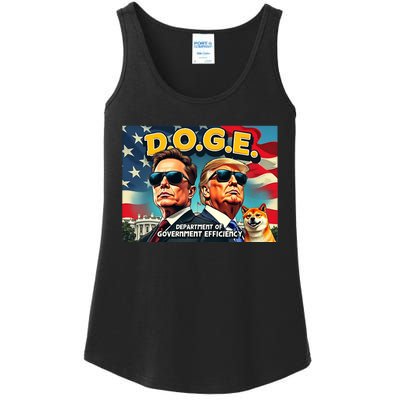 D.O.G.E Doge Department Of Government Efficiency Trump Elon Ladies Essential Tank