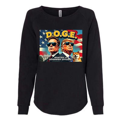 D.O.G.E Doge Department Of Government Efficiency Trump Elon Womens California Wash Sweatshirt