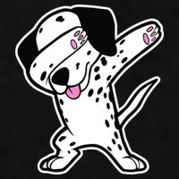 Dalmatian Dabbing Design Funny Dalmation Dab Dog Dance Ladies PosiCharge Tri-Blend Wicking Tank