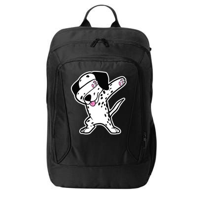Dalmatian Dabbing Design Funny Dalmation Dab Dog Dance City Backpack