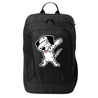Dalmatian Dabbing Design Funny Dalmation Dab Dog Dance City Backpack