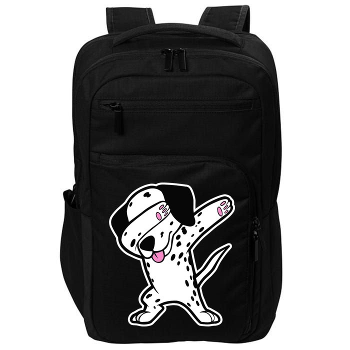 Dalmatian Dabbing Design Funny Dalmation Dab Dog Dance Impact Tech Backpack