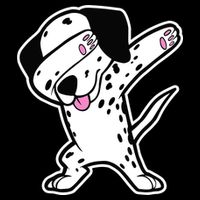 Dalmatian Dabbing Design Funny Dalmation Dab Dog Dance Impact Tech Backpack