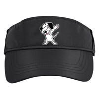Dalmatian Dabbing Design Funny Dalmation Dab Dog Dance Adult Drive Performance Visor