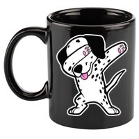 Dalmatian Dabbing Design Funny Dalmation Dab Dog Dance 11oz C Handle Ceramic Mug