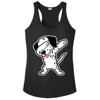 Dalmatian Dabbing Design Funny Dalmation Dab Dog Dance Ladies PosiCharge Competitor Racerback Tank