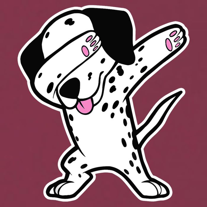 Dalmatian Dabbing Design Funny Dalmation Dab Dog Dance 16oz Travel Tumbler