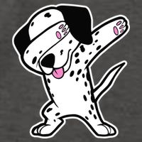 Dalmatian Dabbing Design Funny Dalmation Dab Dog Dance Vector Backpack