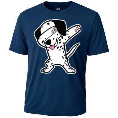 Dalmatian Dabbing Design Funny Dalmation Dab Dog Dance Performance Shirt