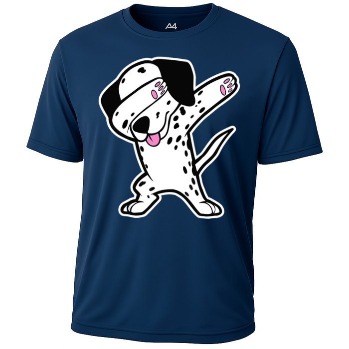 Dalmatian Dabbing Design Funny Dalmation Dab Dog Dance Performance Shirt