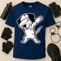 Dalmatian Dabbing Design Funny Dalmation Dab Dog Dance Performance Shirt