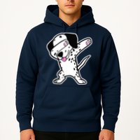 Dalmatian Dabbing Design Funny Dalmation Dab Dog Dance Hoodie