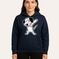 Dalmatian Dabbing Design Funny Dalmation Dab Dog Dance Hoodie