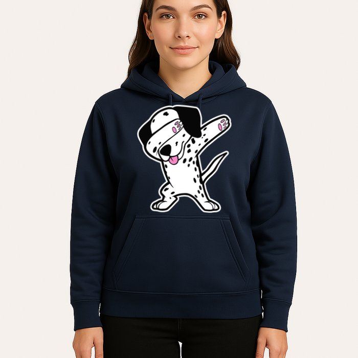 Dalmatian Dabbing Design Funny Dalmation Dab Dog Dance Hoodie