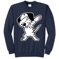 Dalmatian Dabbing Design Funny Dalmation Dab Dog Dance Sweatshirt