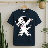 Dalmatian Dabbing Design Funny Dalmation Dab Dog Dance T-Shirt