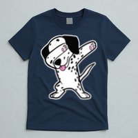 Dalmatian Dabbing Design Funny Dalmation Dab Dog Dance T-Shirt